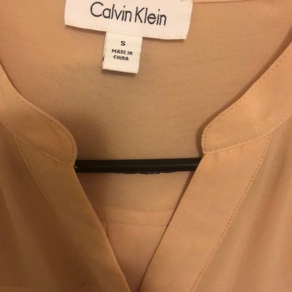 Calvin Klein V Neck Blouse Sz S - Picture 3 of 6